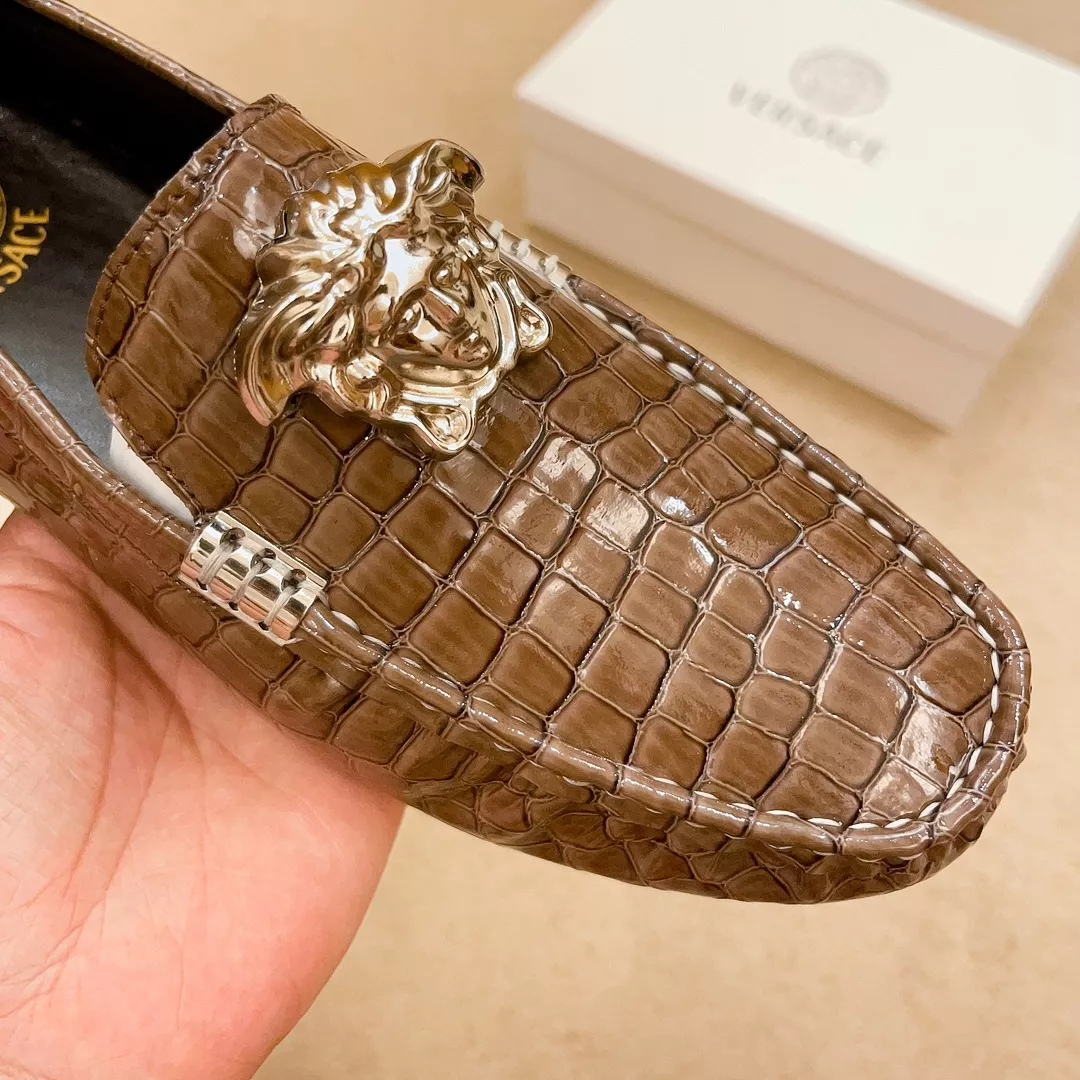 AllSeason 3770 Versace Leather Shoes For Men