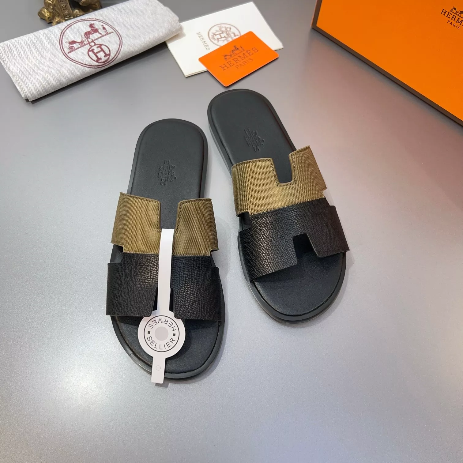 AllSeason 4327 Hermes Slippers For Men