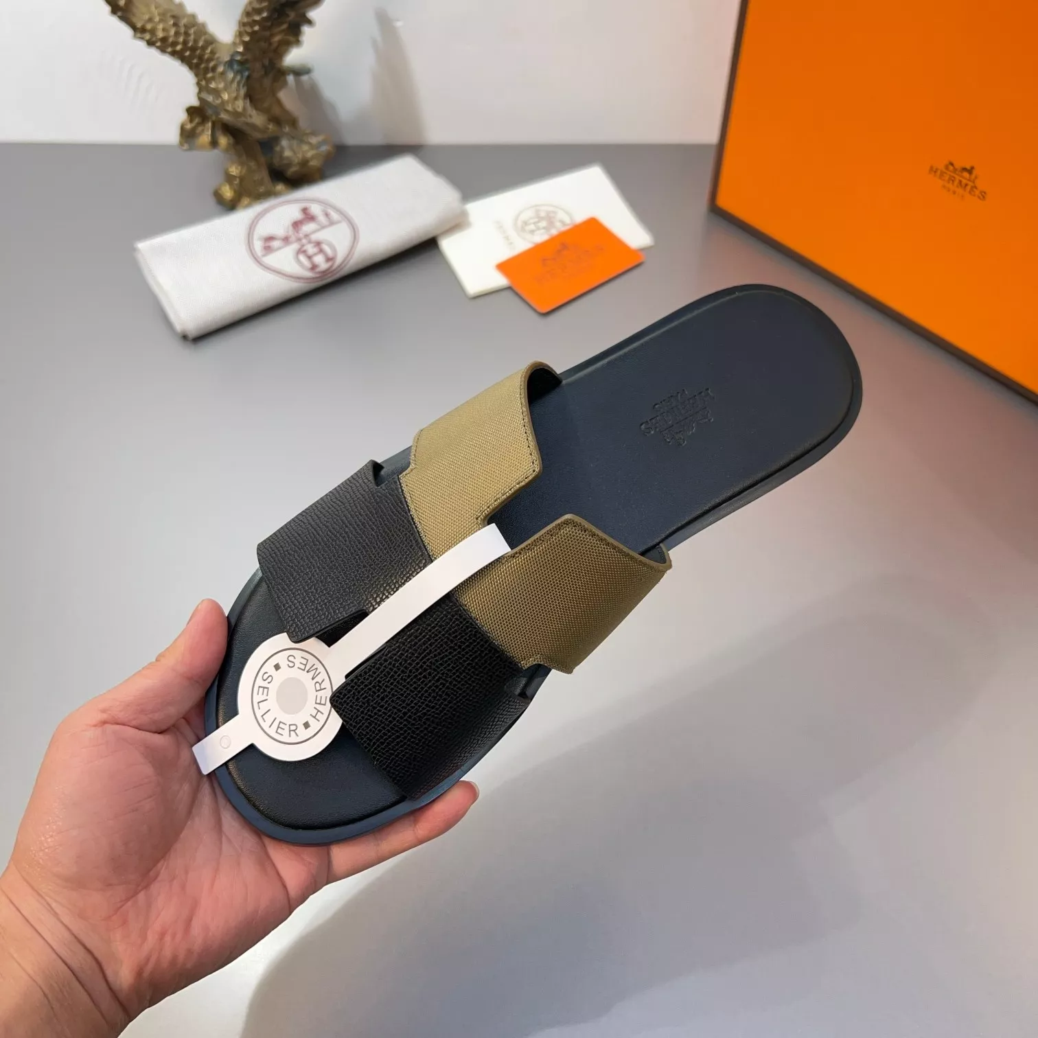 AllSeason 4327 Hermes Slippers For Men