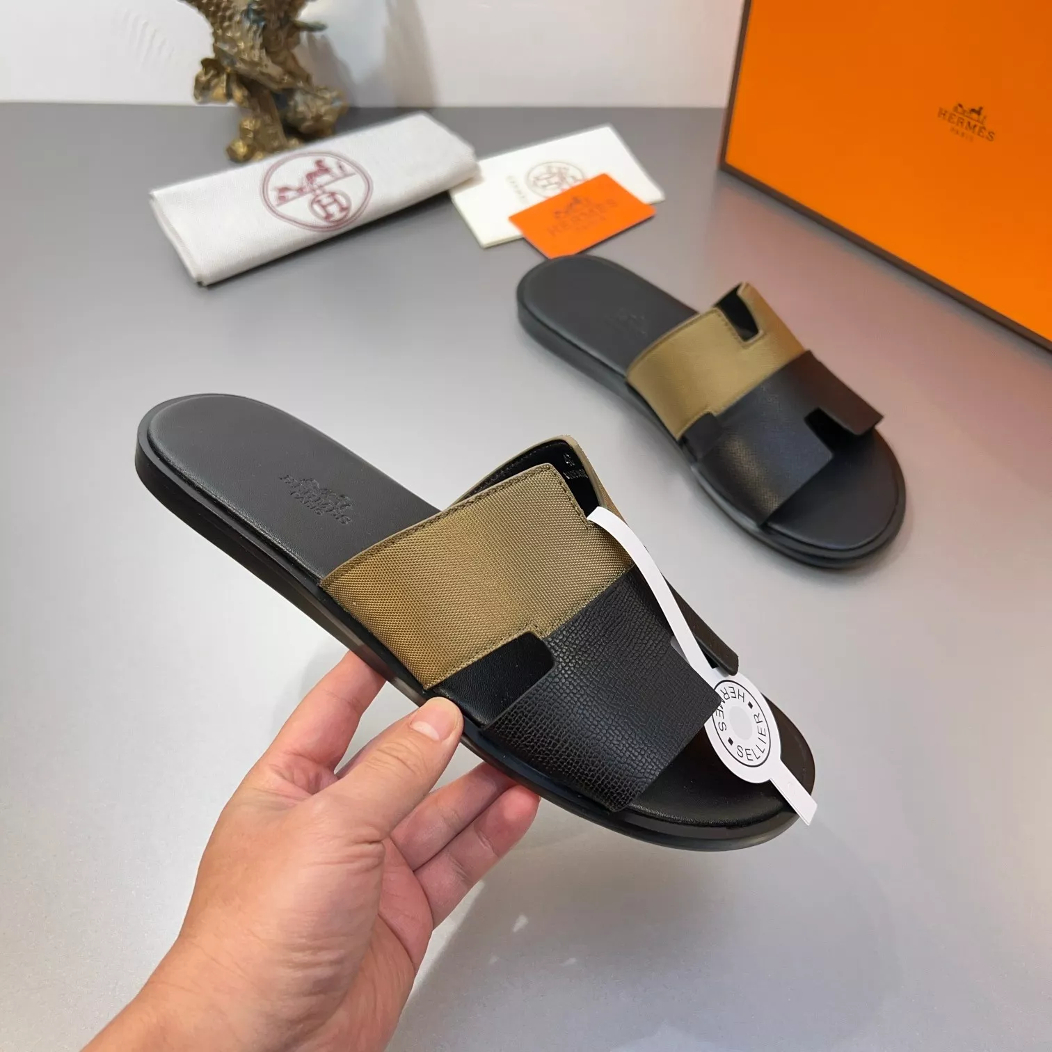AllSeason 4327 Hermes Slippers For Men