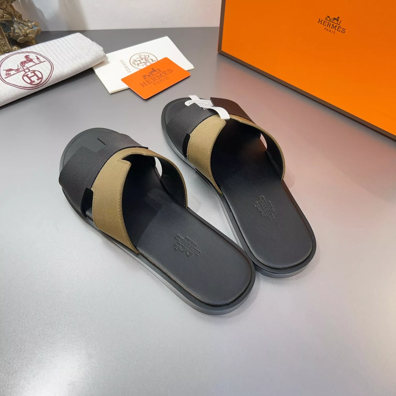 AllSeason 4327 Hermes Slippers For Men