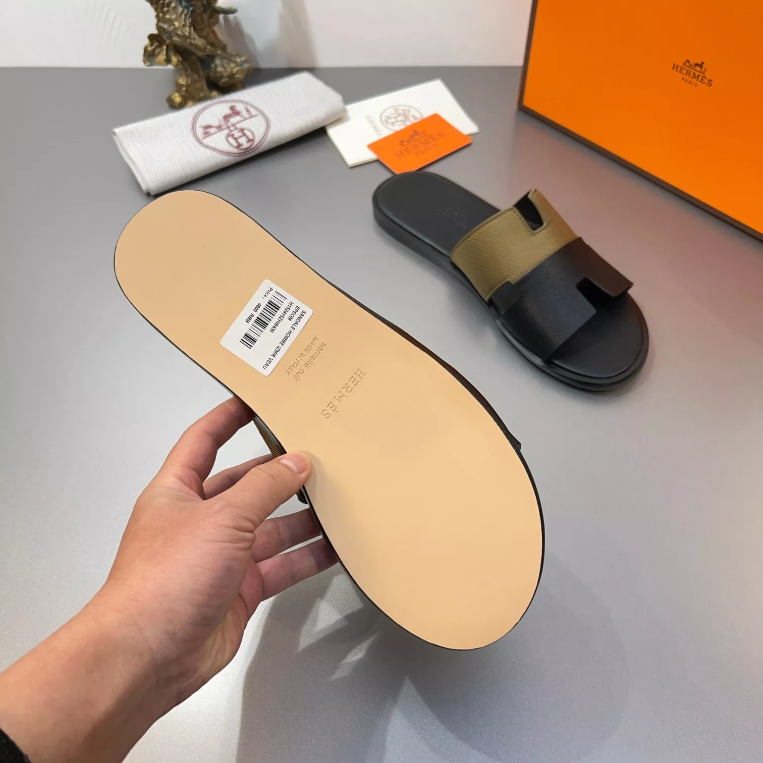 AllSeason 4327 Hermes Slippers For Men