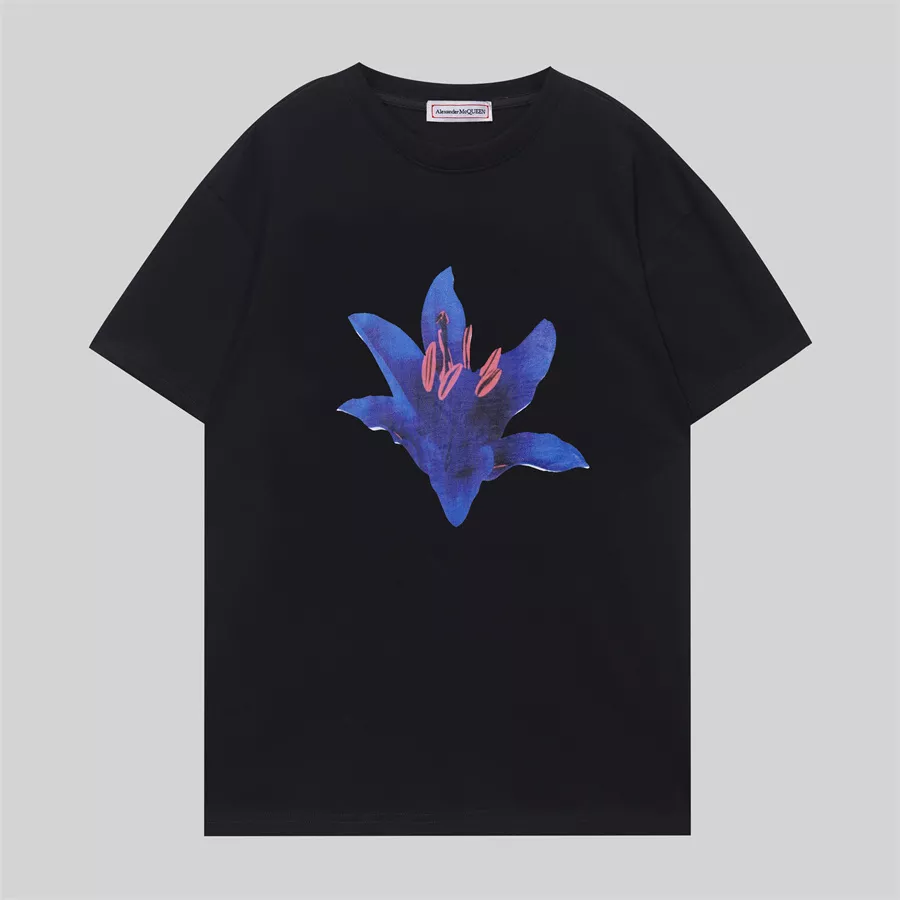 AllSeason 4373 Alexander McQueen T-shirts Short Sleeved For Unisex