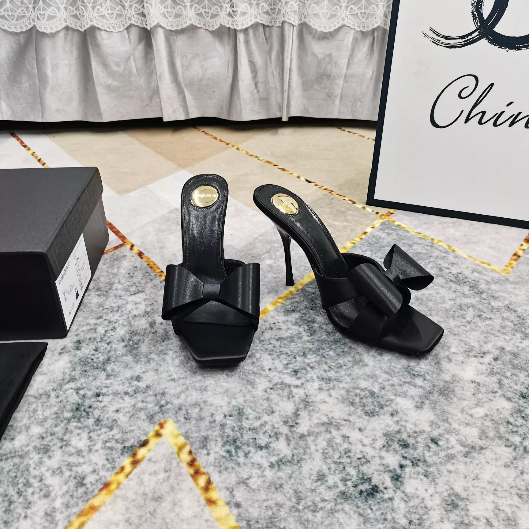 AllSeason 4736 Yves Saint Laurent YSL Slippers For Women
