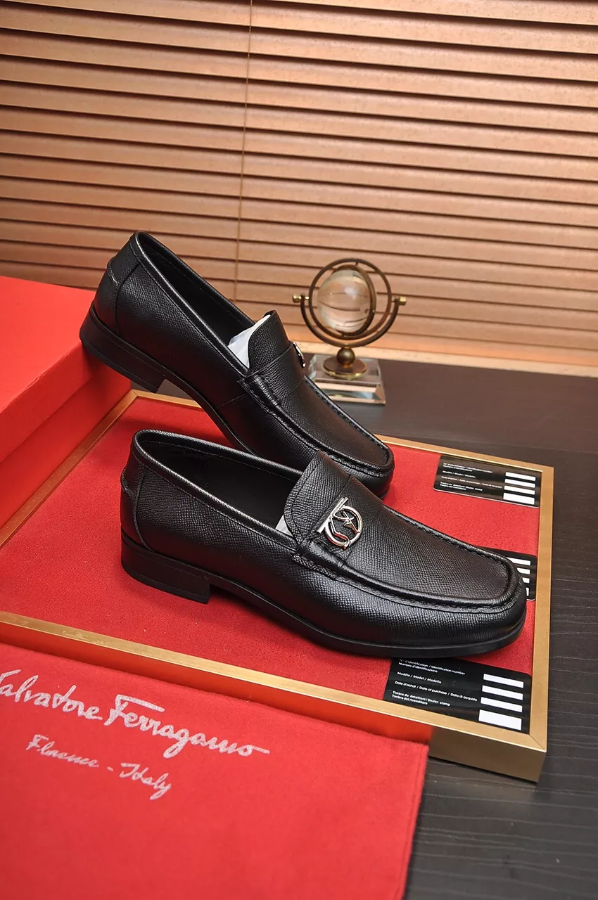 AllSeason 4799 Salvatore Ferragamo Leather Shoes For Men