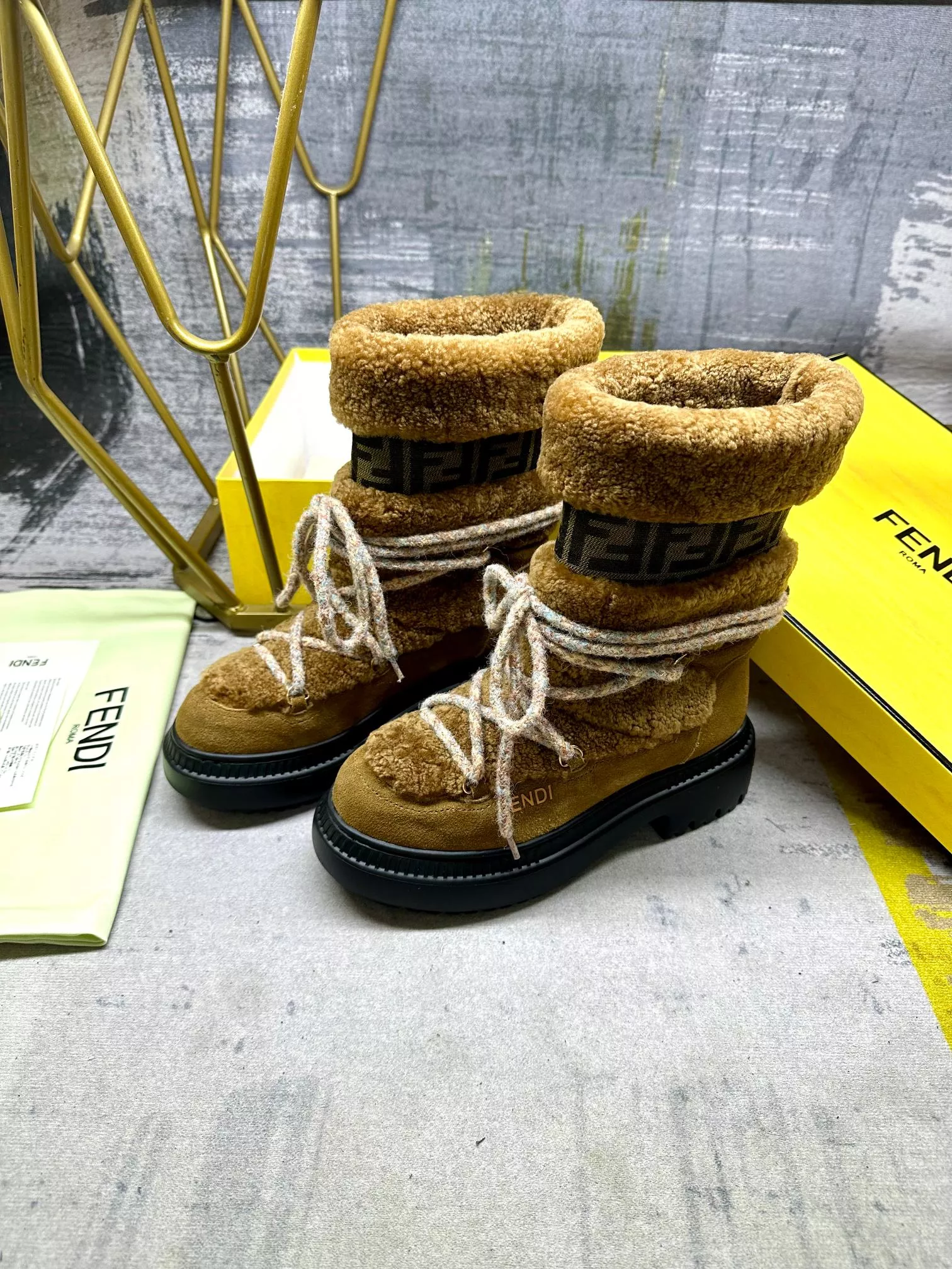AllSeason 4874 Fendi Fashion Boots For Women