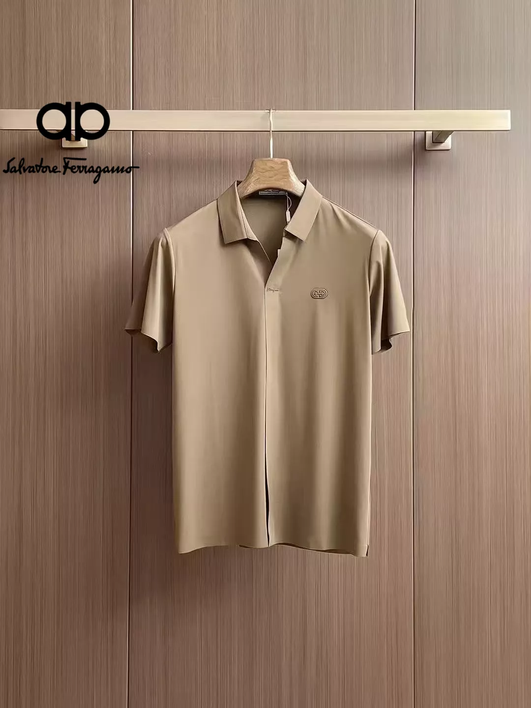 AllSeason 575 Salvatore Ferragamo Shirts Short Sleeved For Men