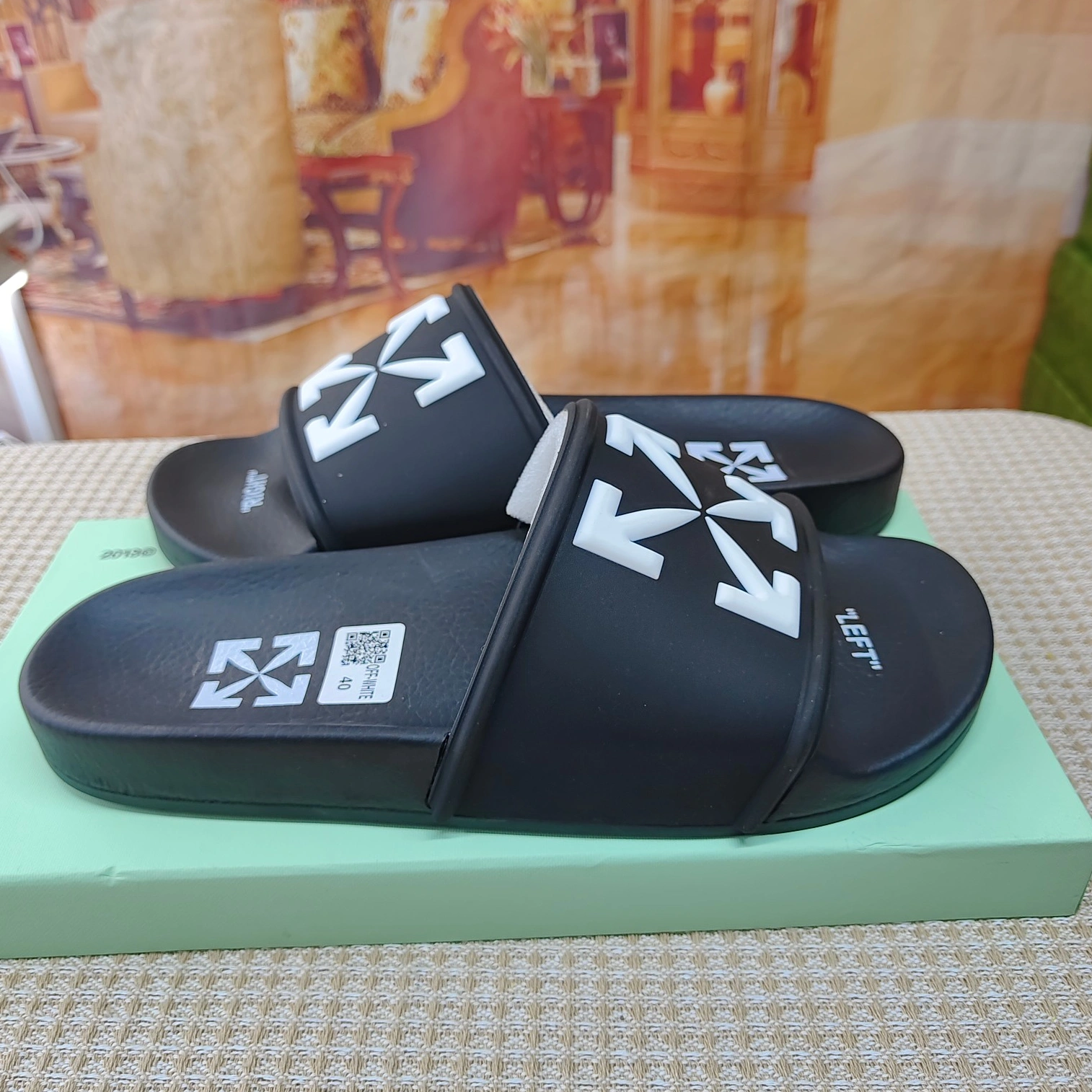 AllSeason 5776 Off-White Slippers For Women