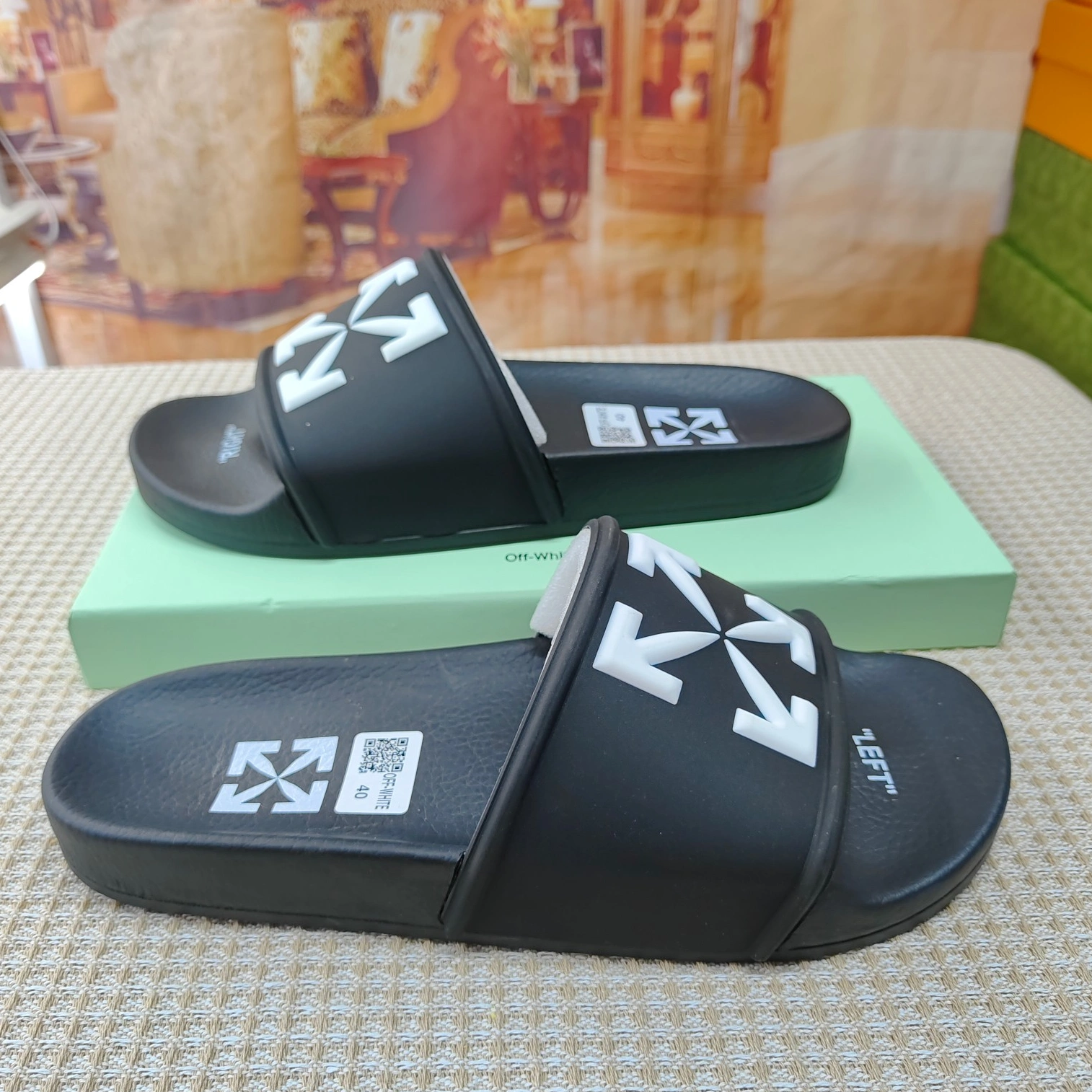 AllSeason 5776 Off-White Slippers For Women