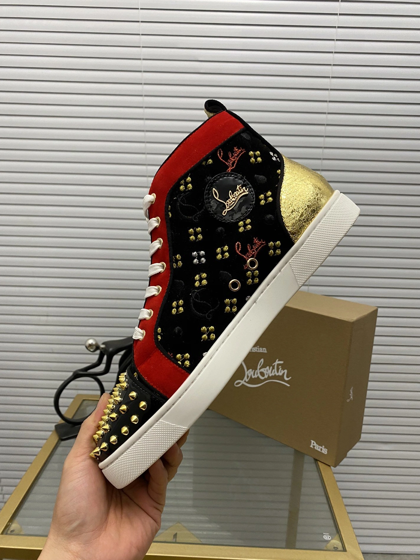 AllSeason 6050 Christian Louboutin High Tops Shoes For Men