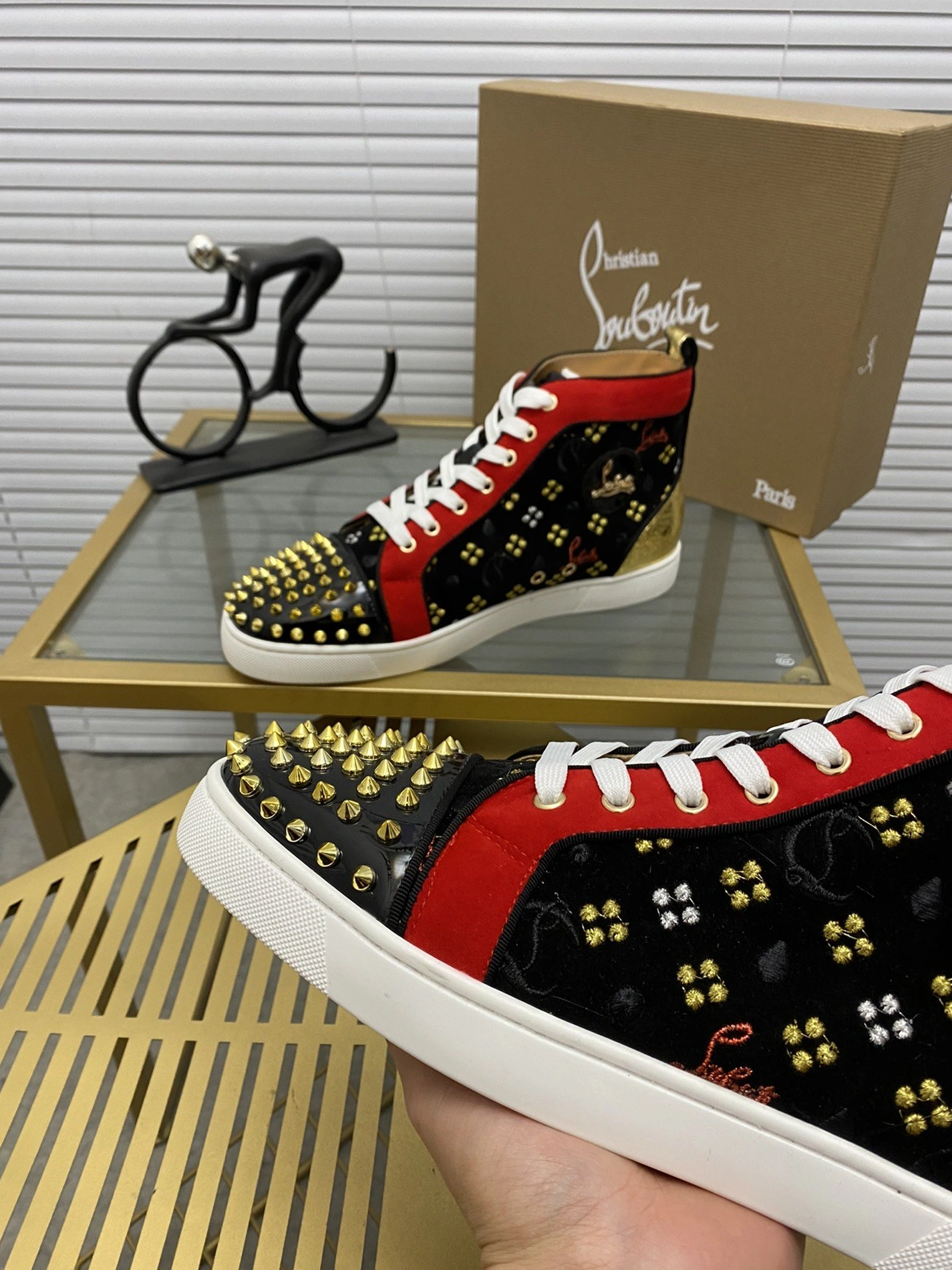 AllSeason 6050 Christian Louboutin High Tops Shoes For Men