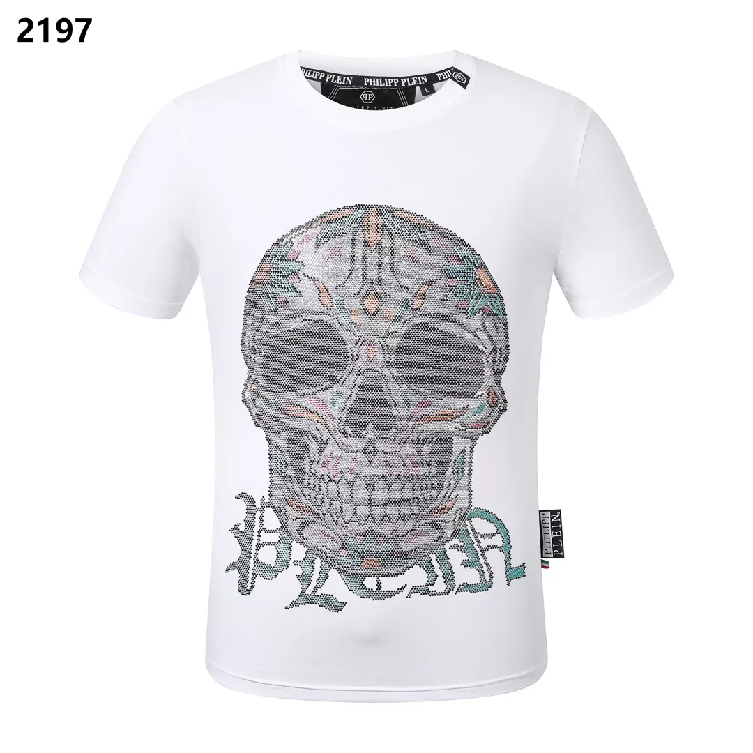 AllSeason 6601 Philipp Plein PP T-Shirts Short Sleeved For Men