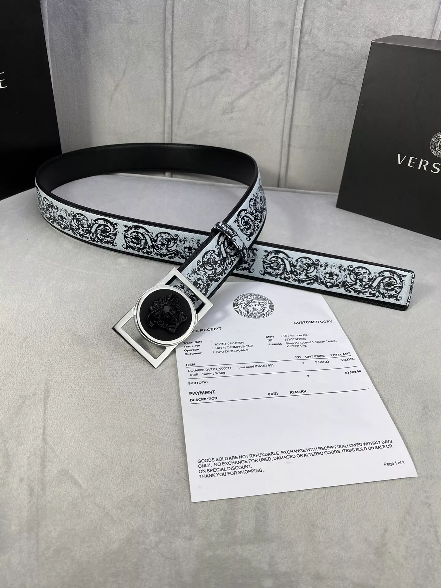 AllSeason 6928 Versace AAA Quality Belts In 4.0cm For Men