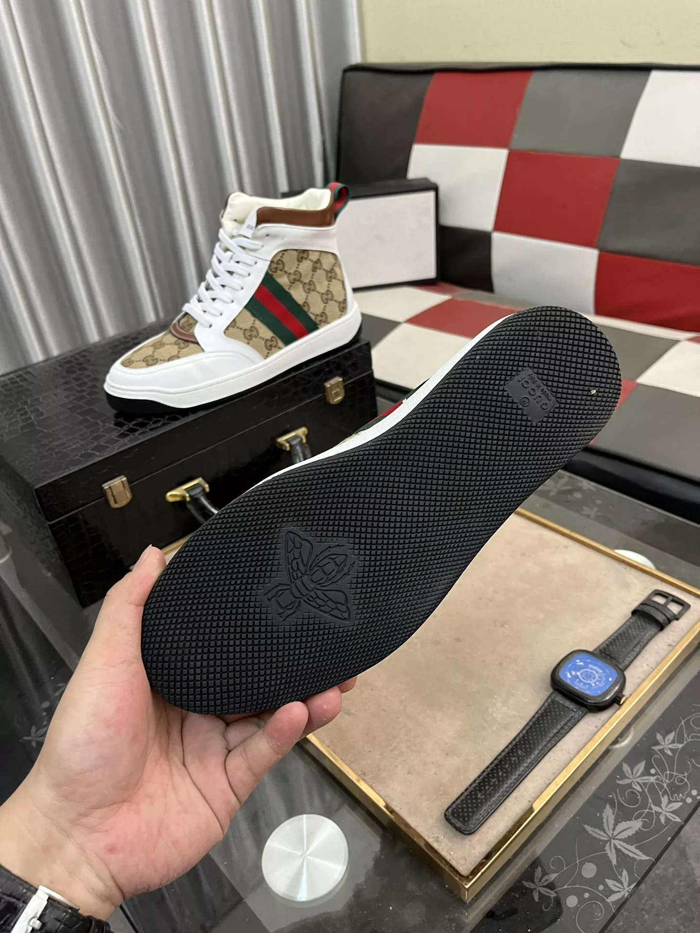 AllSeason 7196 Gucci High Tops Shoes For Men