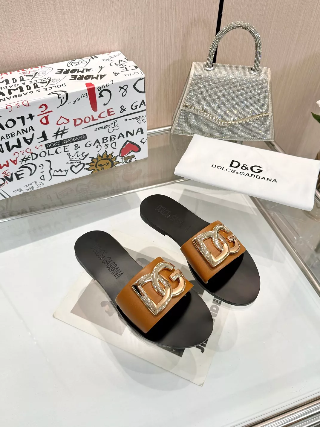 AllSeason 7302 Dolce & Gabbana D&G Slippers For Women