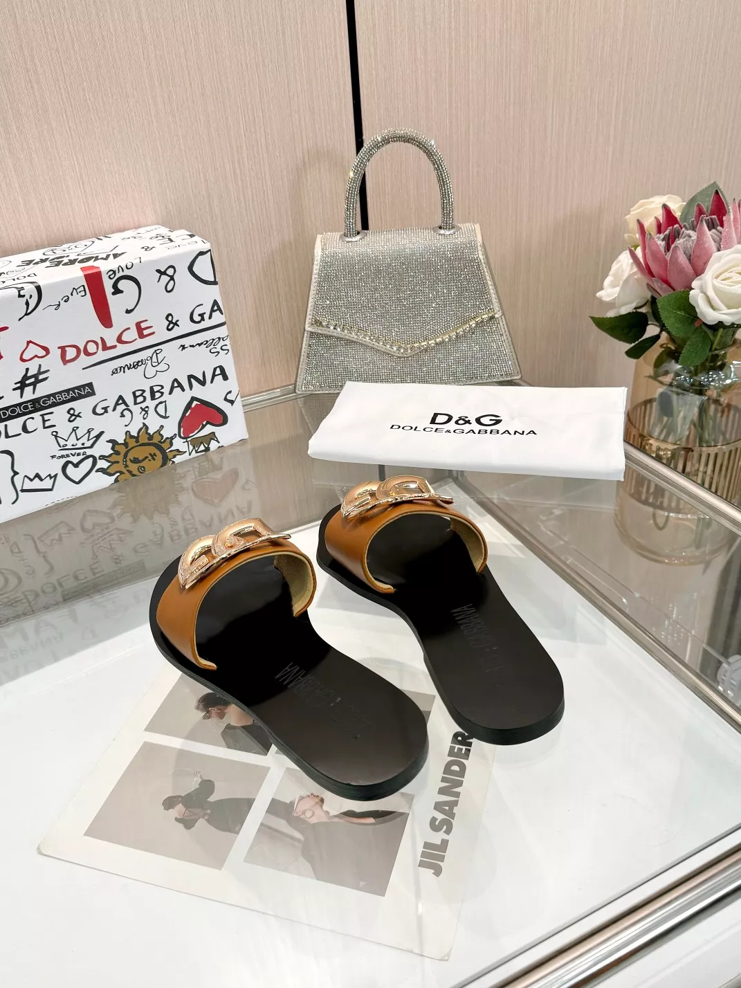AllSeason 7302 Dolce & Gabbana D&G Slippers For Women
