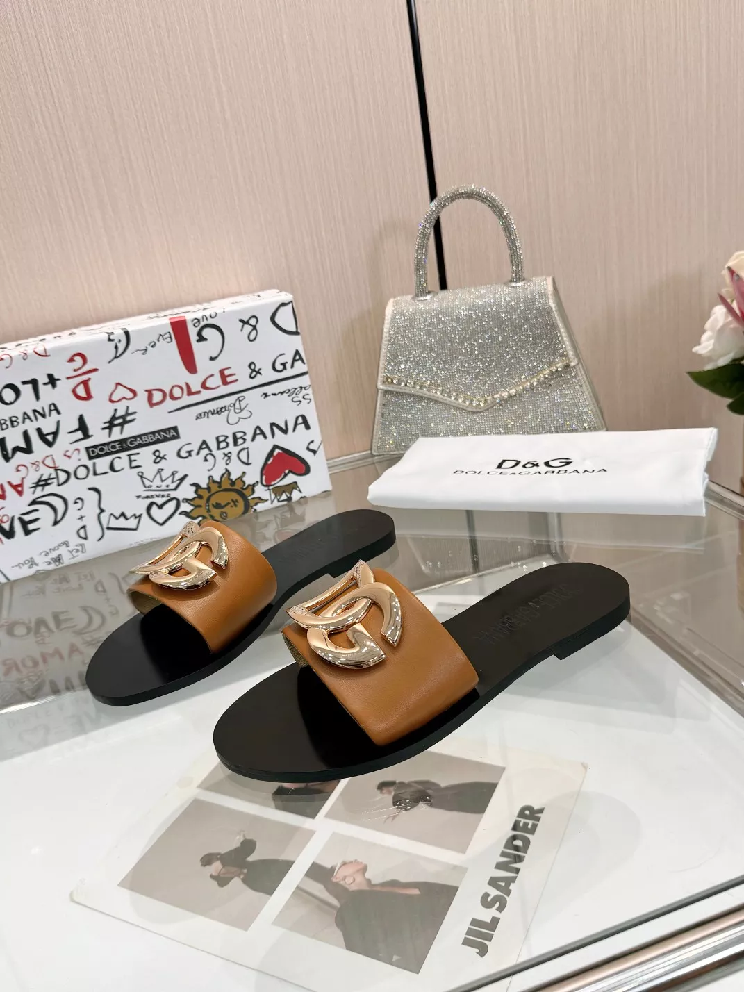 AllSeason 7302 Dolce & Gabbana D&G Slippers For Women