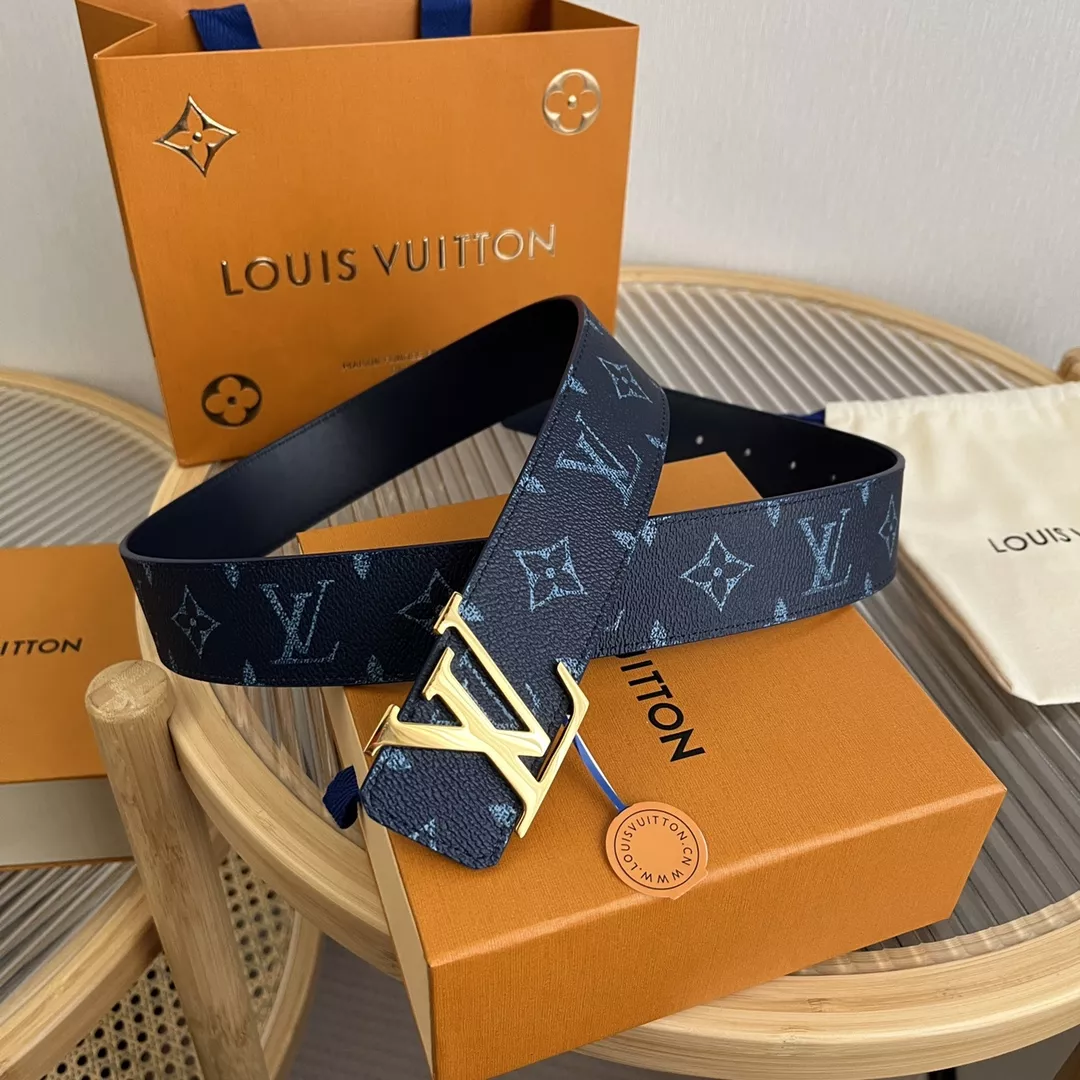AllSeason 7590 Louis Vuitton AAA Quality Belts In 4.0cm For Men