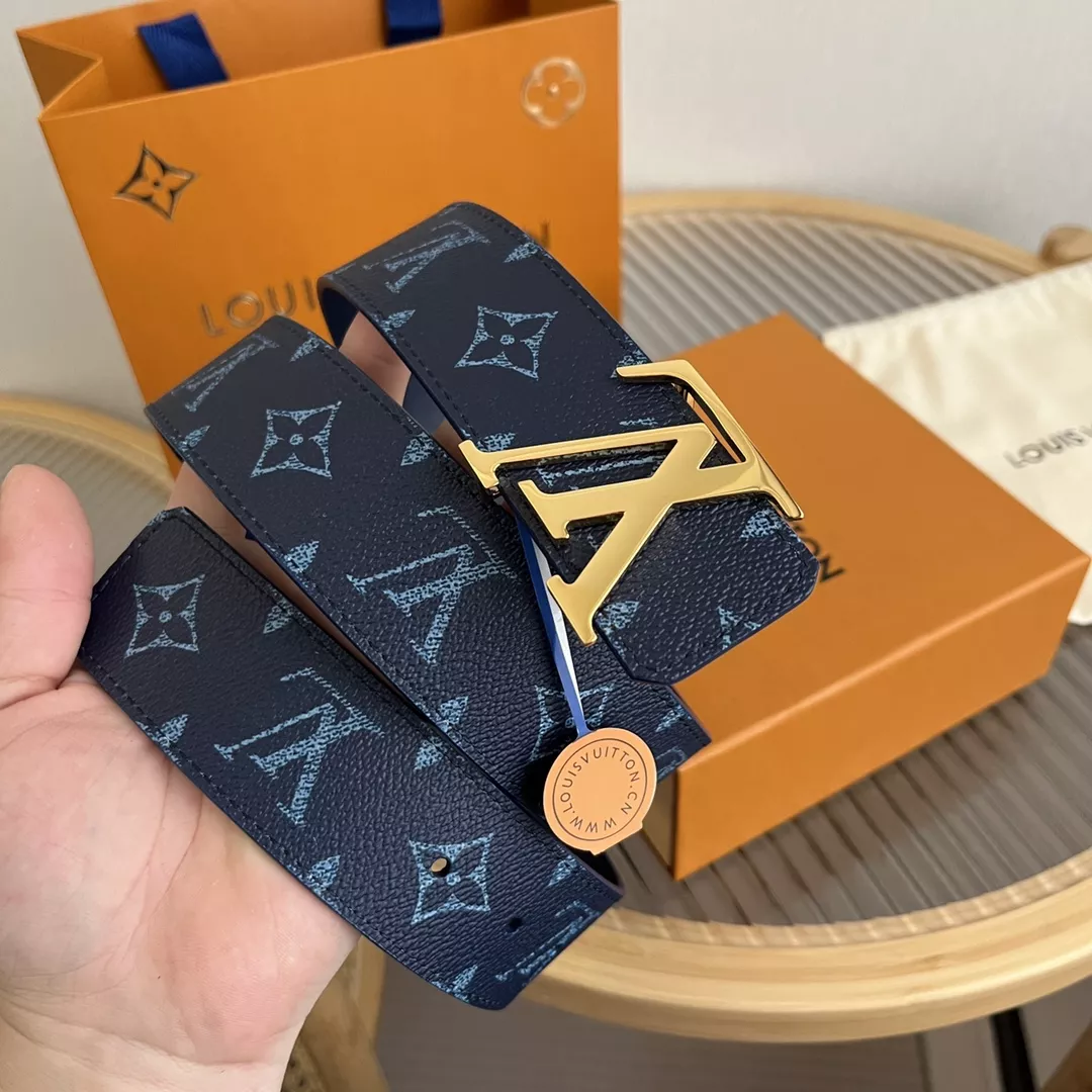 AllSeason 7590 Louis Vuitton AAA Quality Belts In 4.0cm For Men