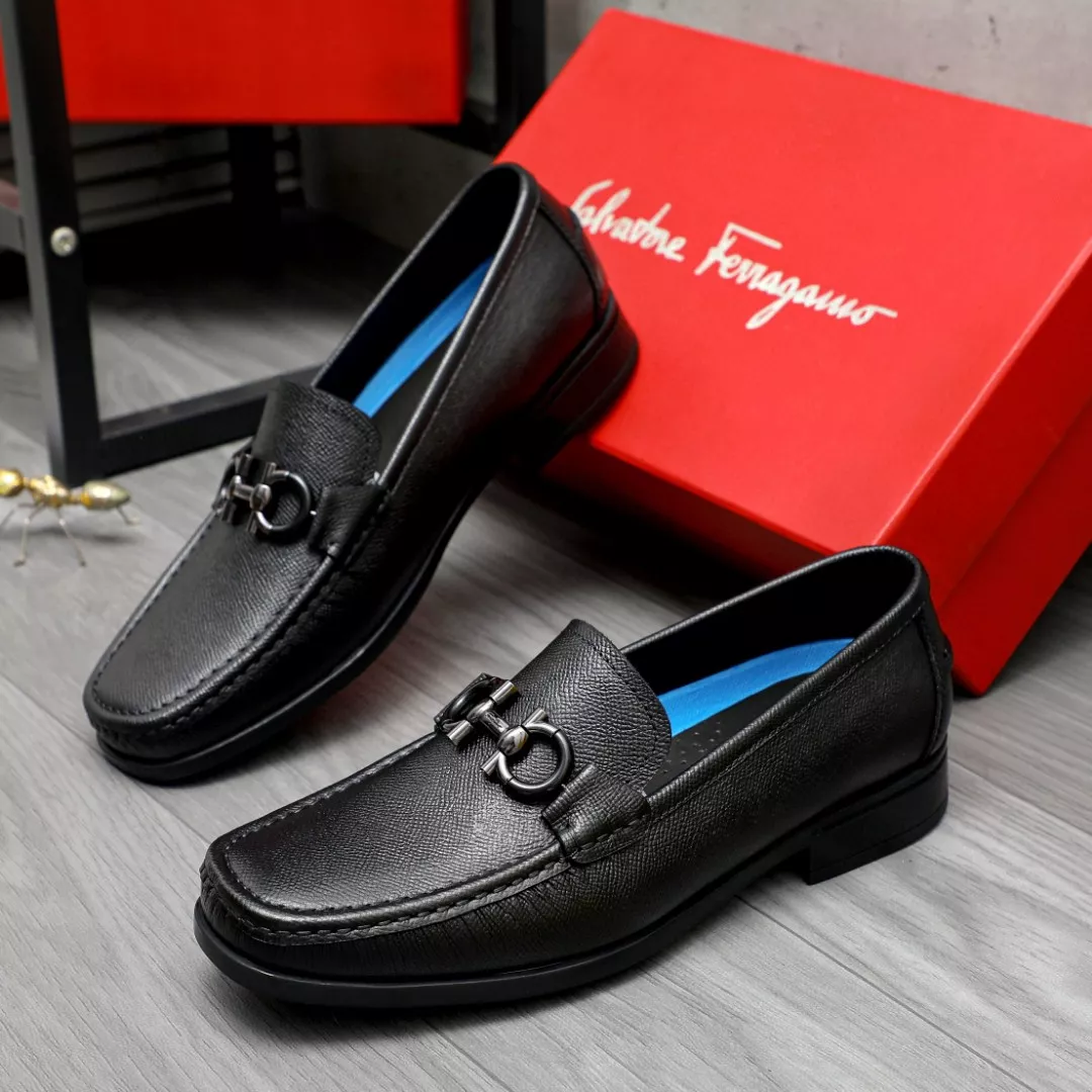 AllSeason 7617 Salvatore Ferragamo Leather Shoes For Men