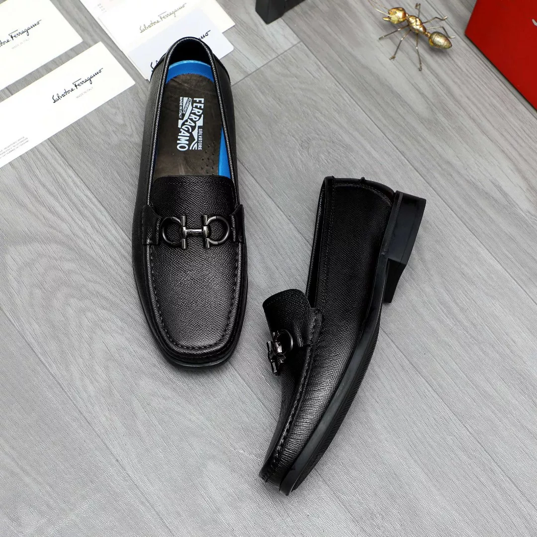 AllSeason 7617 Salvatore Ferragamo Leather Shoes For Men
