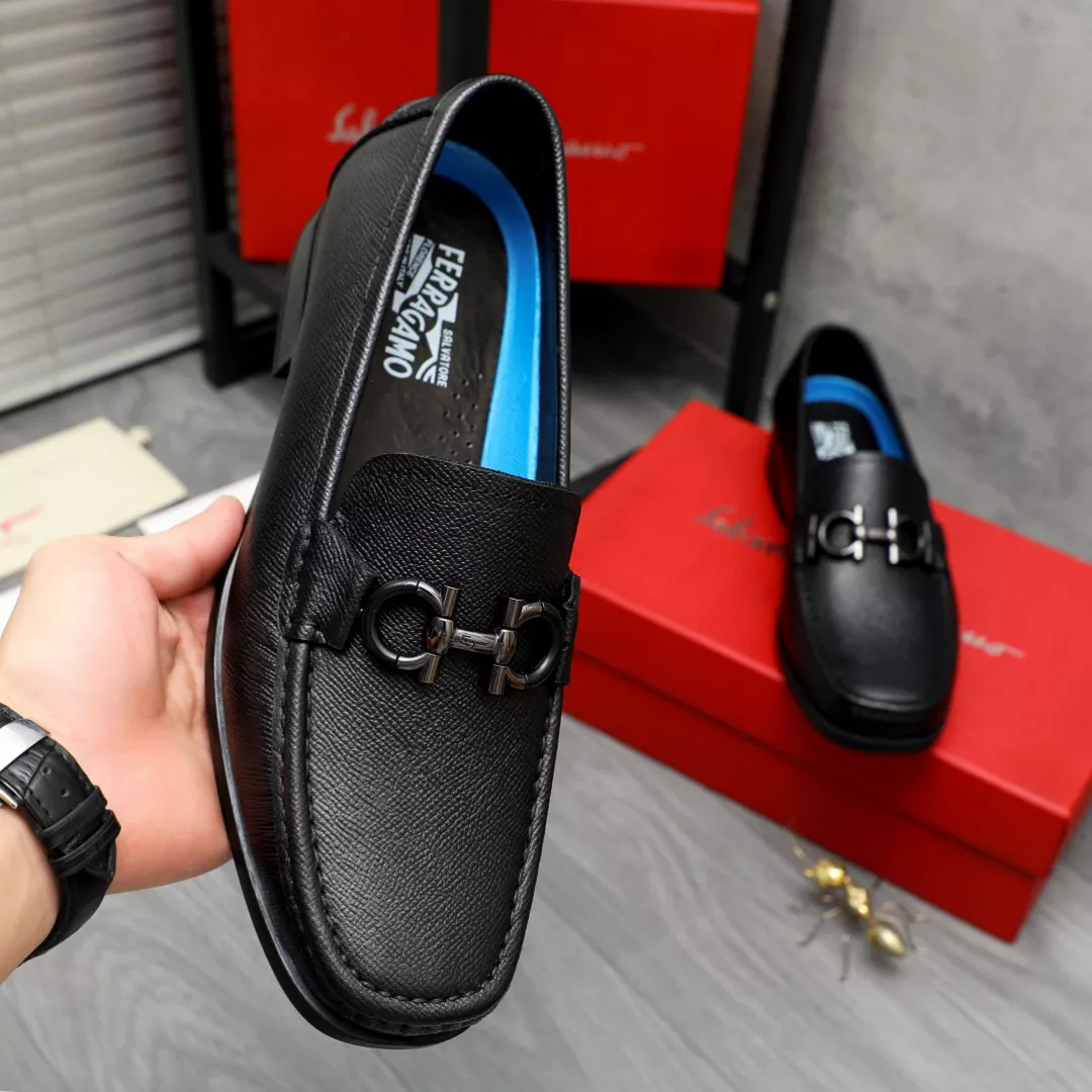 AllSeason 7617 Salvatore Ferragamo Leather Shoes For Men