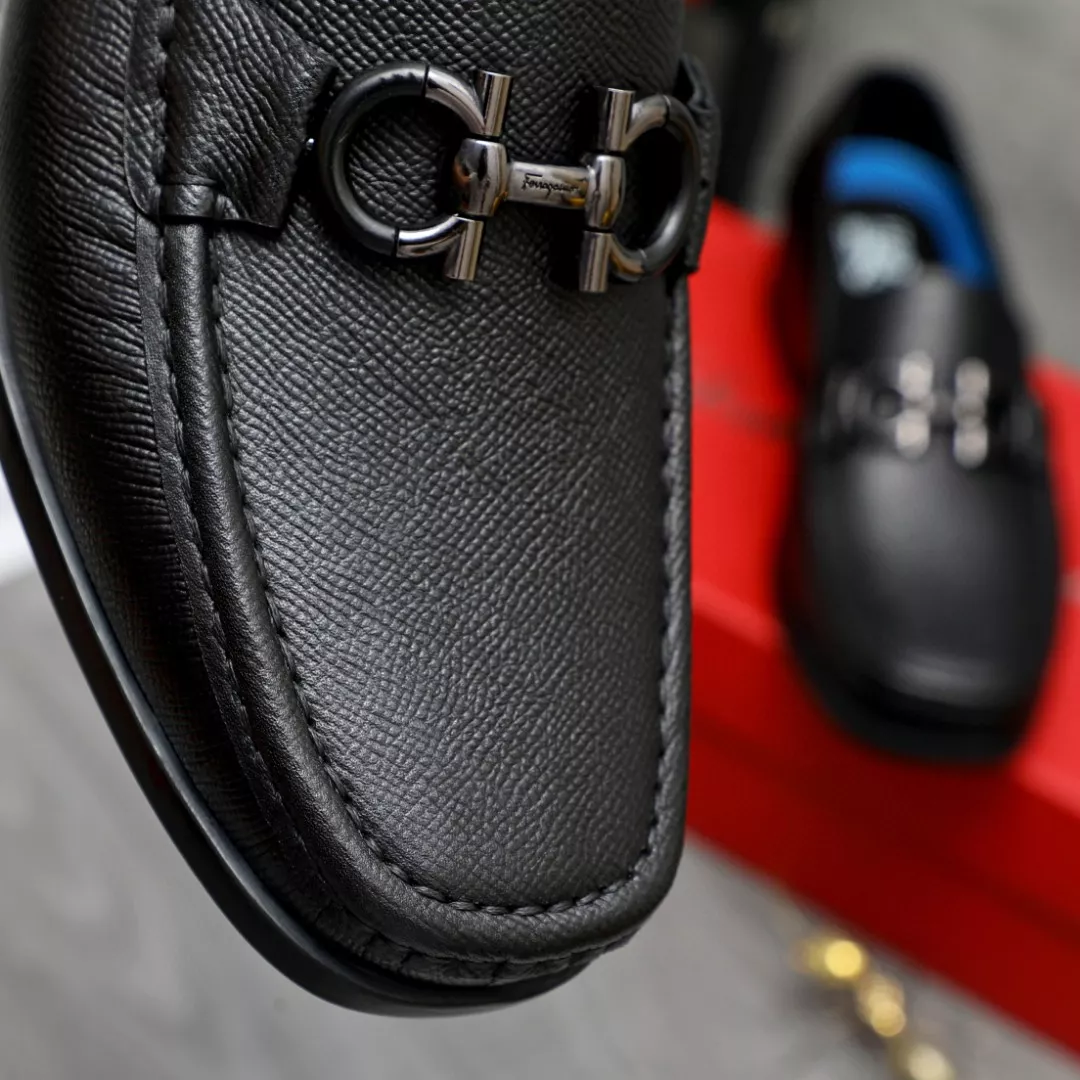 AllSeason 7617 Salvatore Ferragamo Leather Shoes For Men