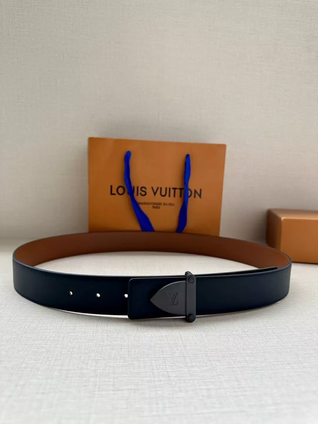 AllSeason 7759 Louis Vuitton AAA Quality Belts In 3.5cm For Unisex