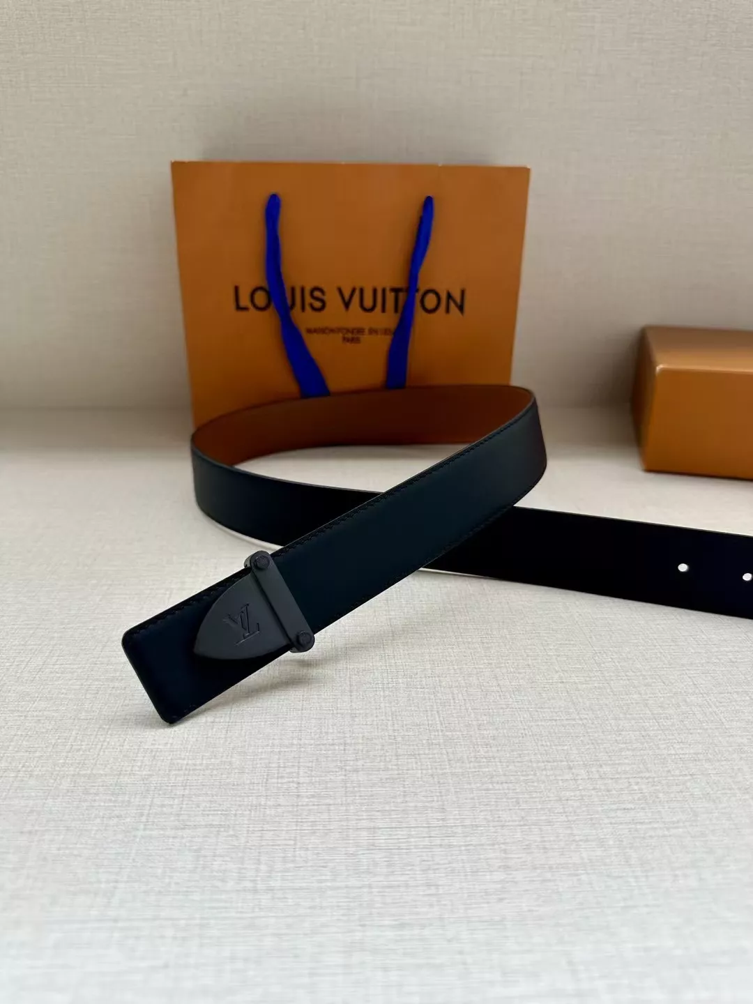 AllSeason 7759 Louis Vuitton AAA Quality Belts In 3.5cm For Unisex