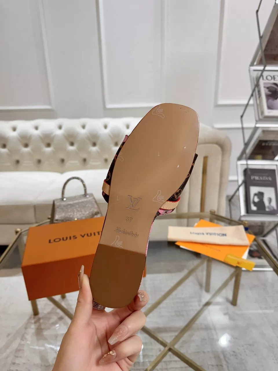 AllSeason 7779 Louis Vuitton Slippers For Women
