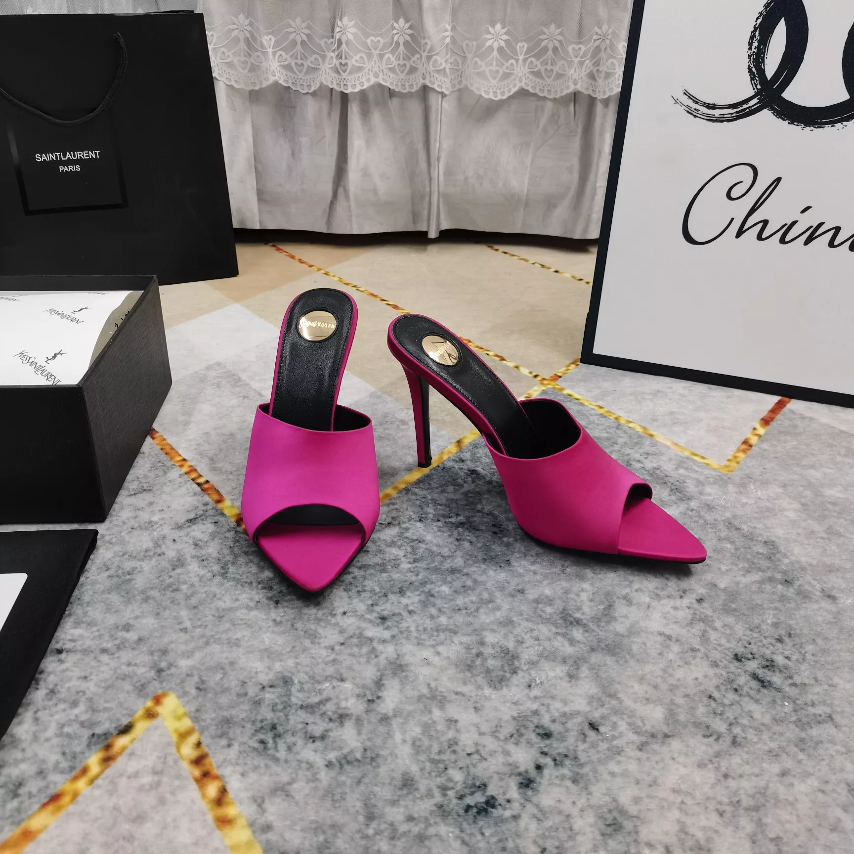 AllSeason 8405 Yves Saint Laurent YSL Slippers For Women