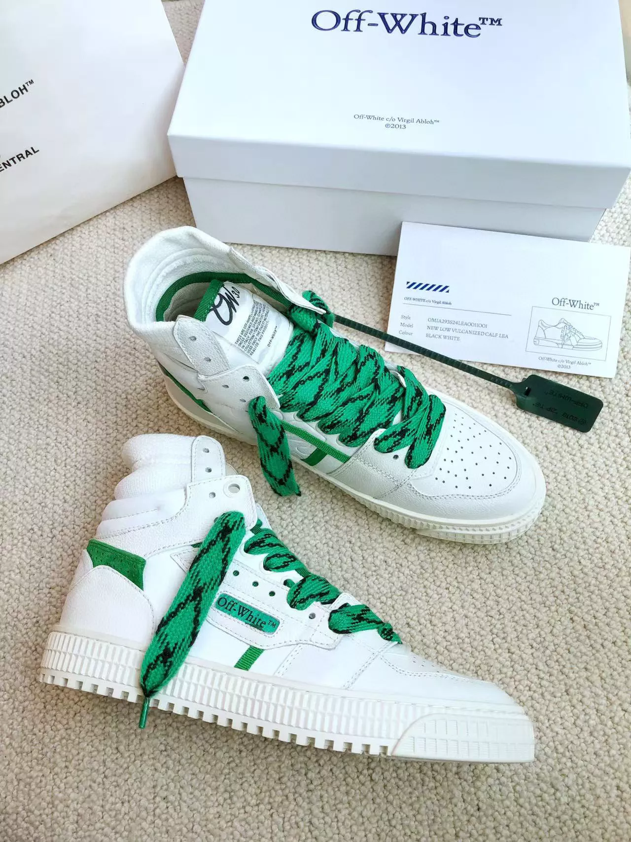 AllSeason 8431 Off-White High Tops Shoes For Men