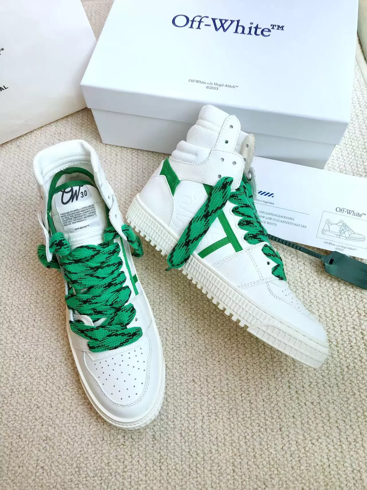 AllSeason 8431 Off-White High Tops Shoes For Men