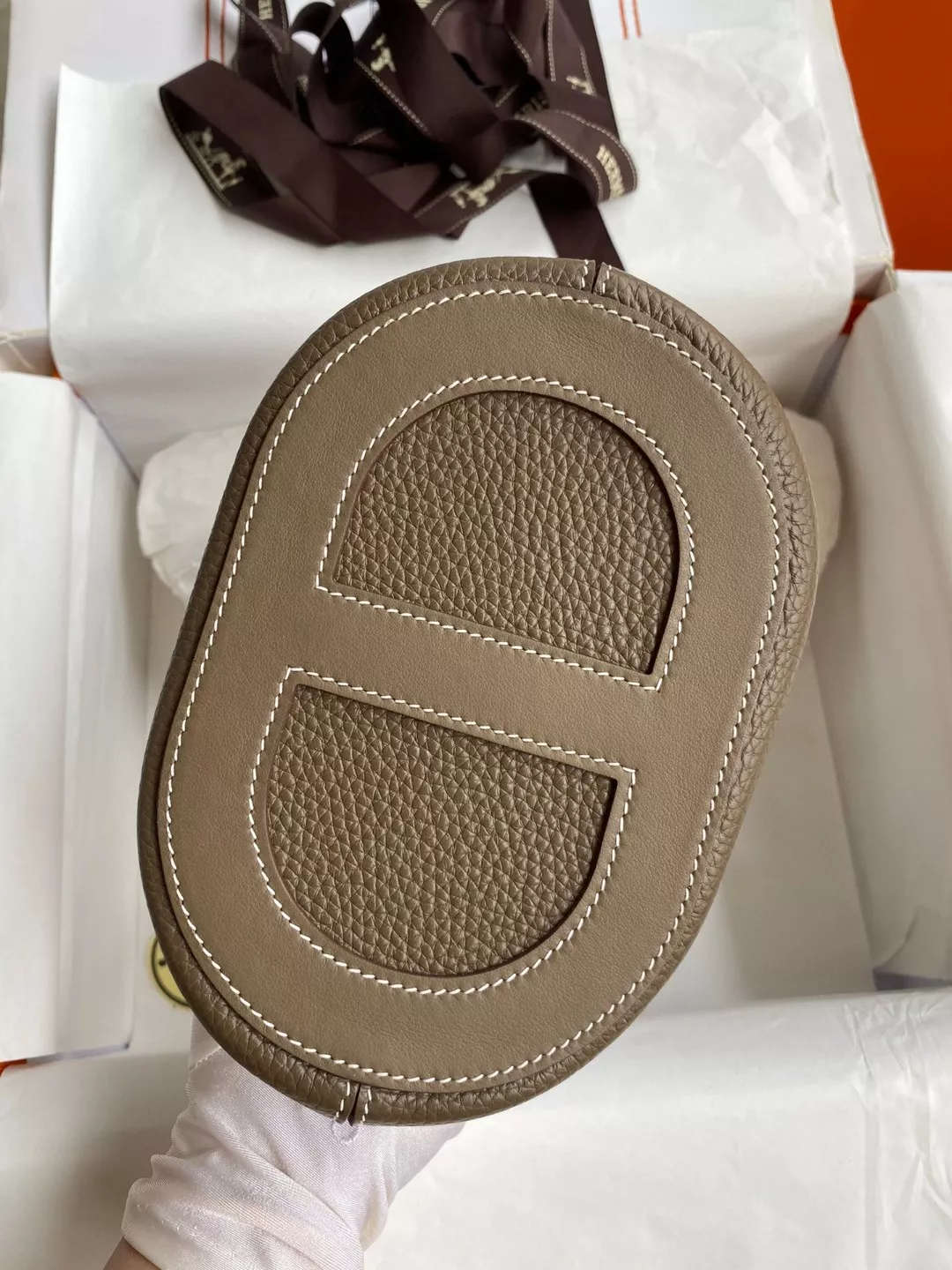 AllSeason 8623 Hermes AAA Quality Handbags In Silver For Women