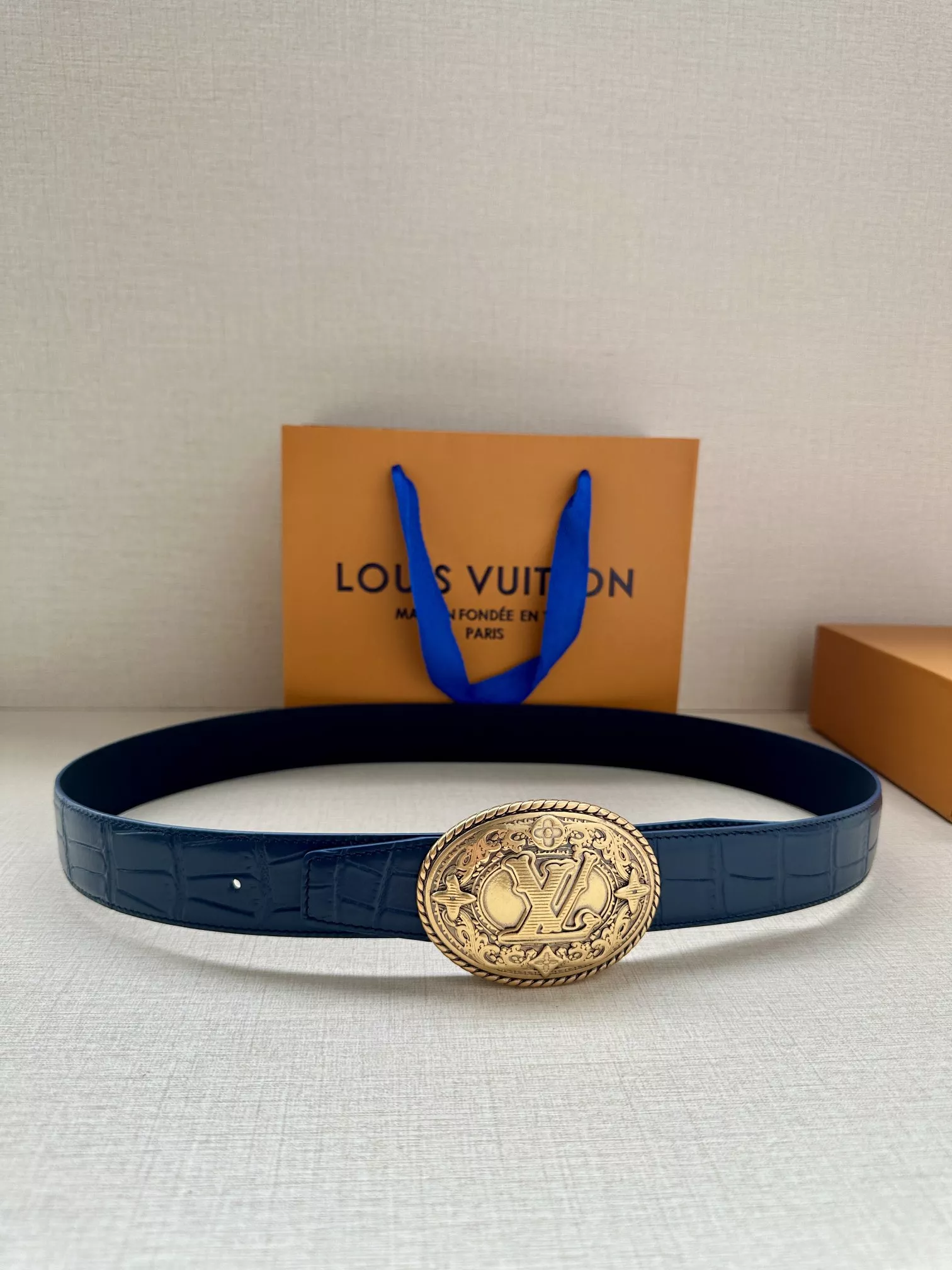 AllSeason 9014 Louis Vuitton AAA Quality Belts In 3.5cm For Men