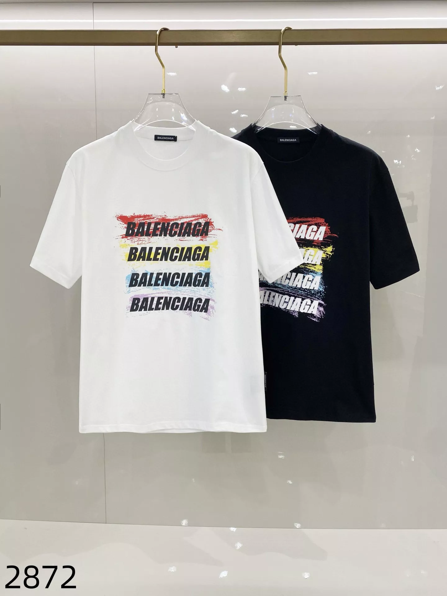 AllSeason 9628 Balenciaga T-Shirts Short Sleeved For Unisex