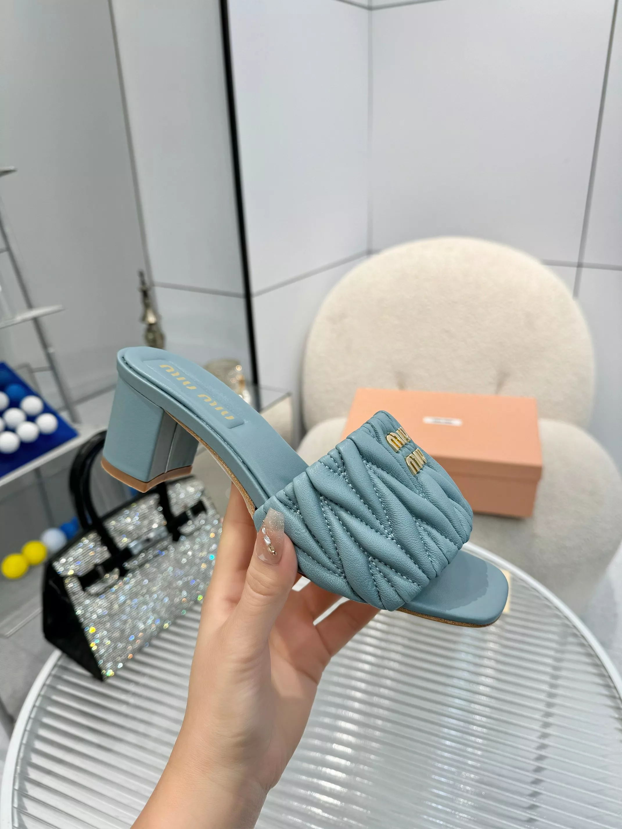 AllSeason 9641 MIU MIU Slippers For Women