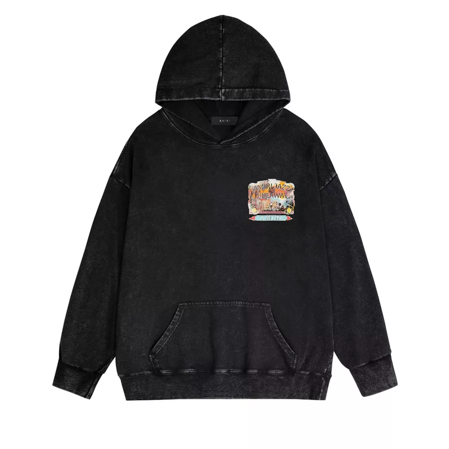 Amiri Hoodies Long Sleeved For Unisex AllSeason 8719