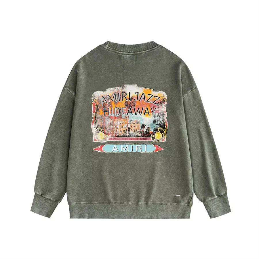 Amiri Hoodies Long Sleeved For Unisex Flexible 568