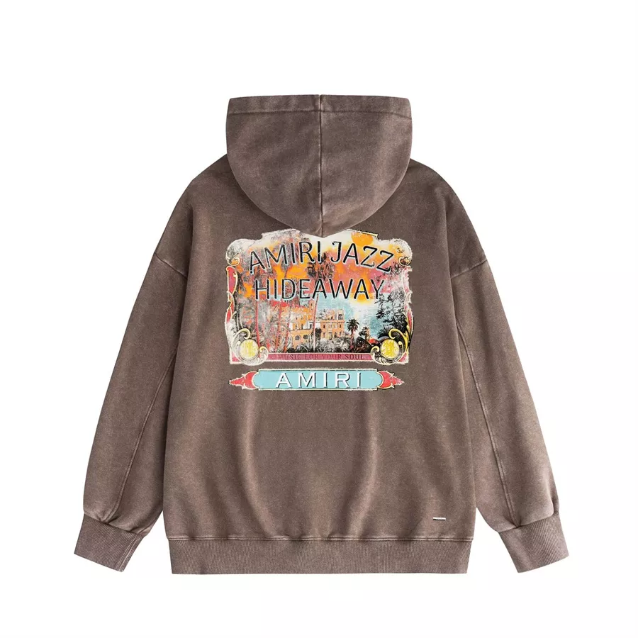 Amiri Hoodies Long Sleeved For Unisex Popular 791