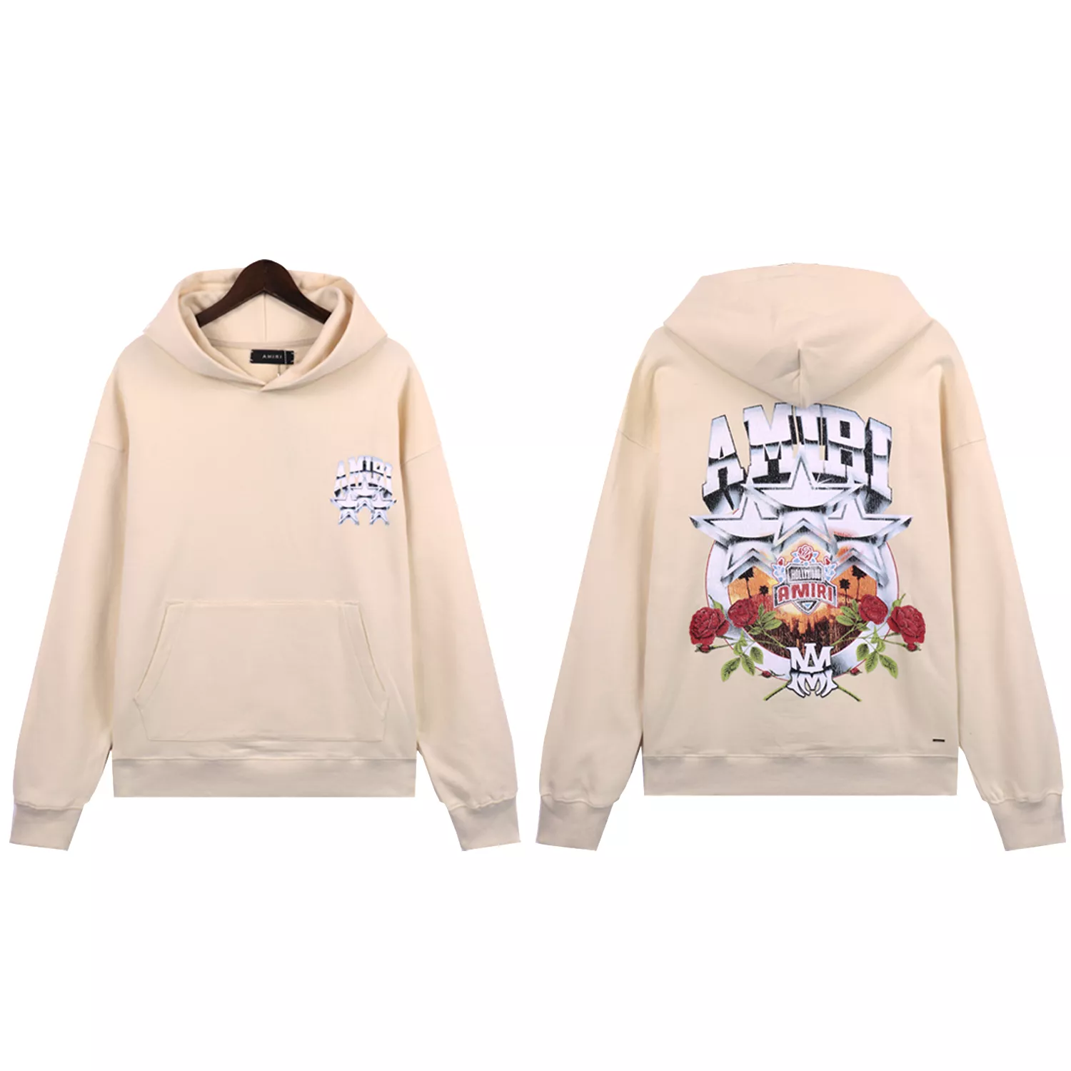 Amiri Hoodies Long Sleeved For Unisex Practical 8413