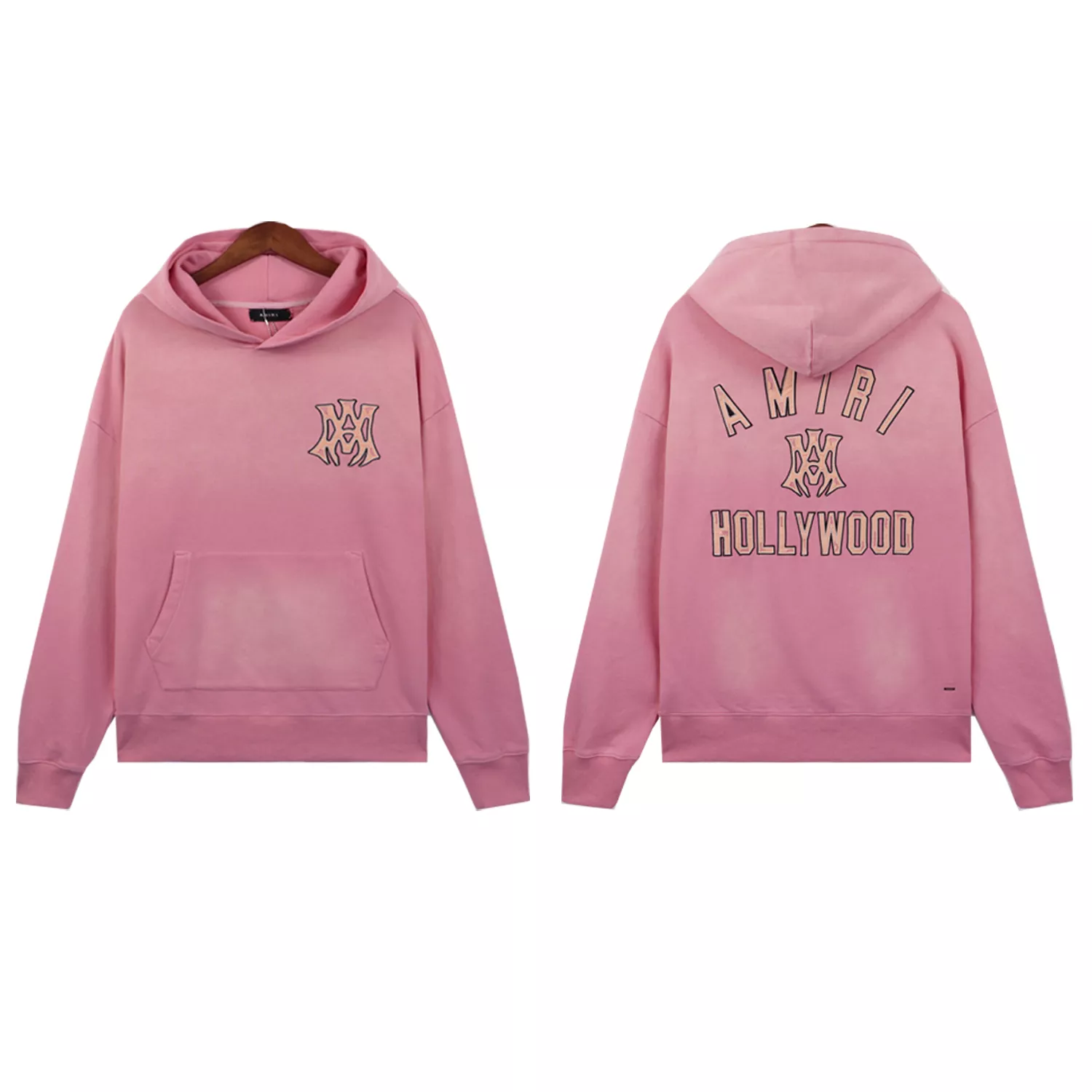 Amiri Hoodies Long Sleeved For Unisex Trendsetting 9423