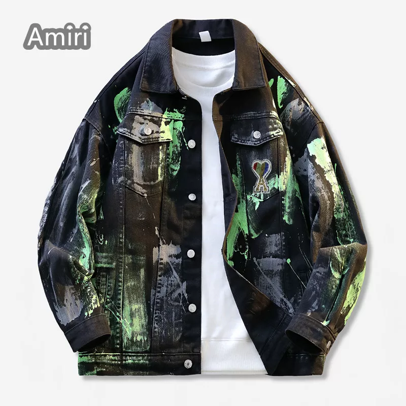Amiri Jackets Long Sleeved For Men Soft 4604