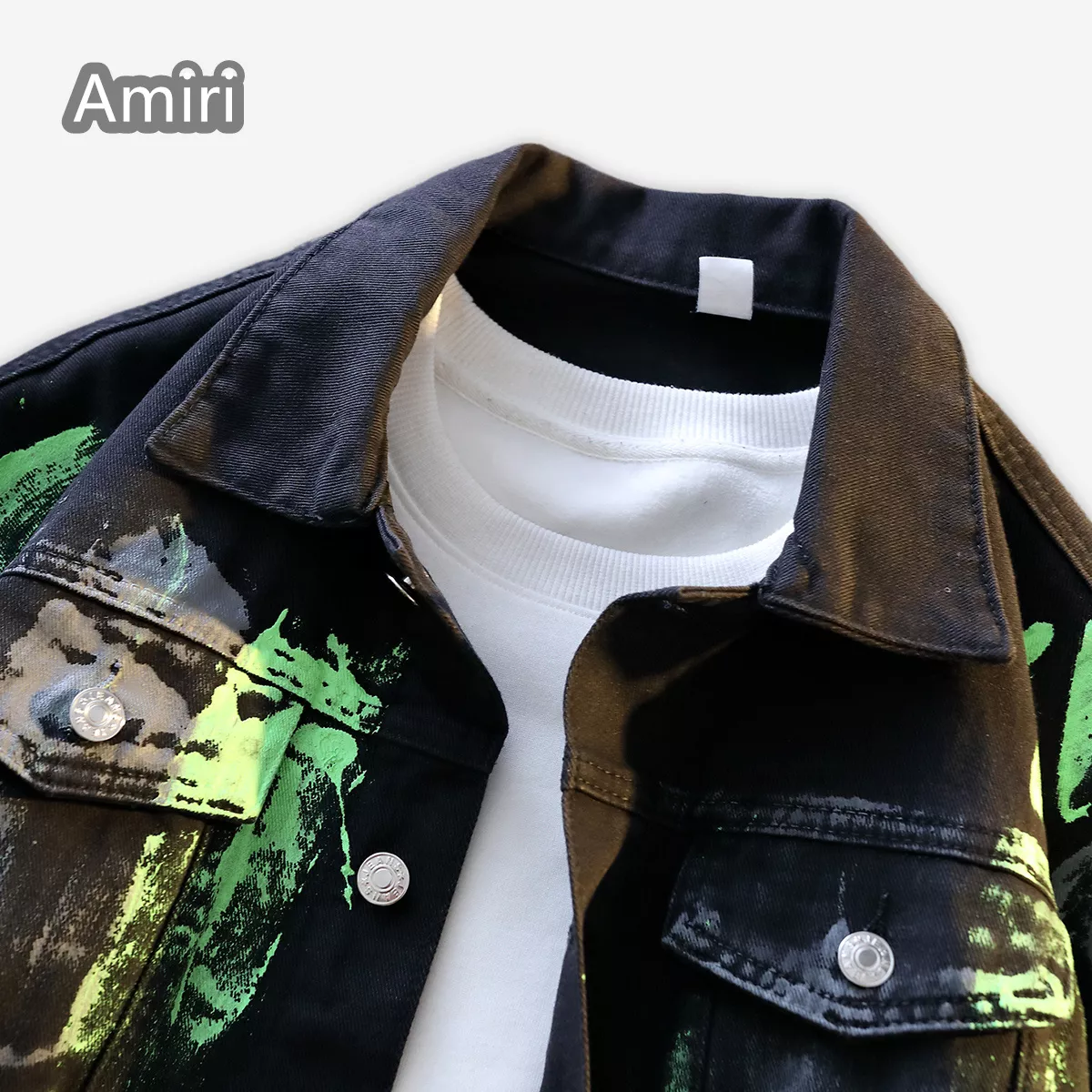 Amiri Jackets Long Sleeved For Men Soft 4604