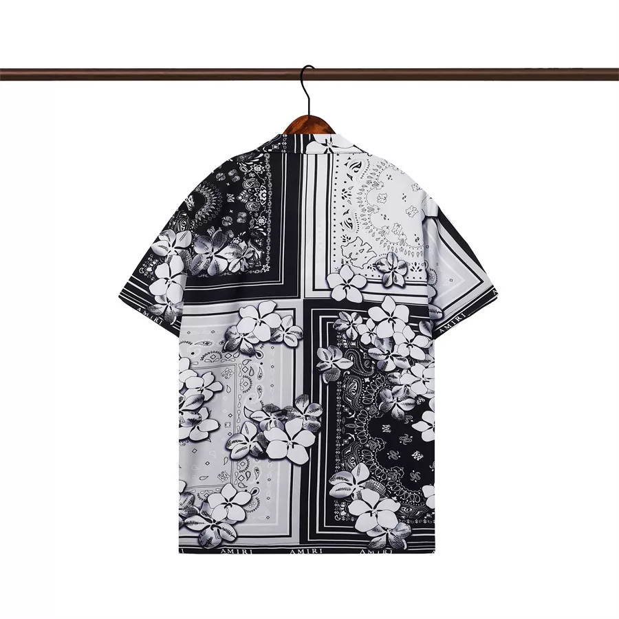 Amiri Shirts Short Sleeved For Men HighQuality 1514