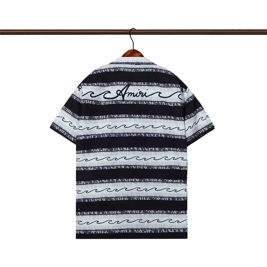 Amiri Shirts Short Sleeved For Men HighQuality 6916