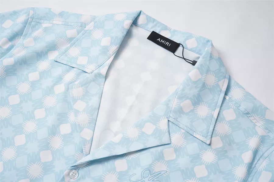 Amiri Shirts Short Sleeved For Men Sophisticated 5876