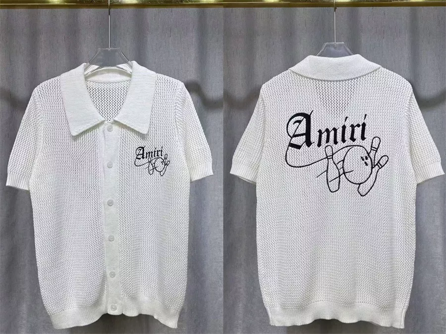 Amiri Sweaters Short Sleeved For Unisex Trendy 6890
