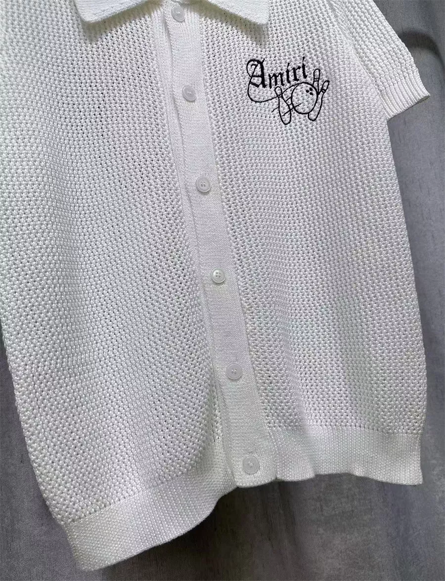 Amiri Sweaters Short Sleeved For Unisex Trendy 6890