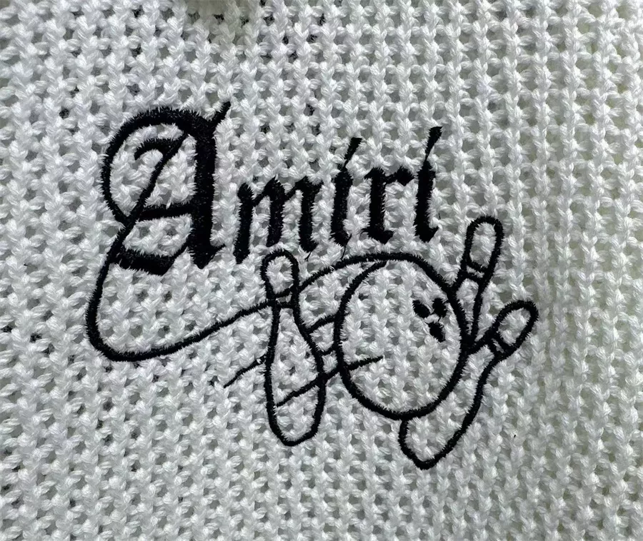 Amiri Sweaters Short Sleeved For Unisex Trendy 6890